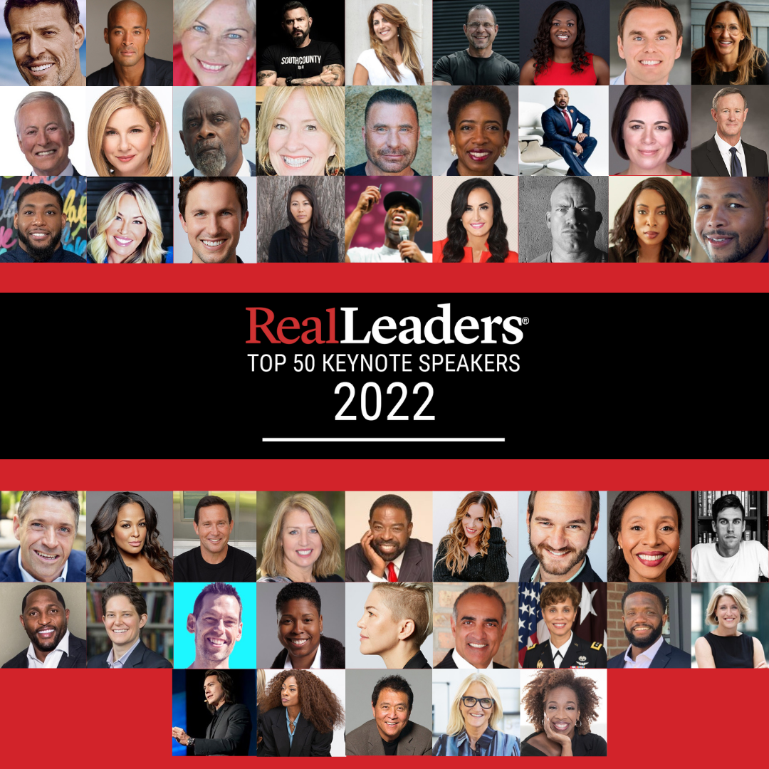 Top 50 Keynote Speakers in the World 2022 Real Leaders Members